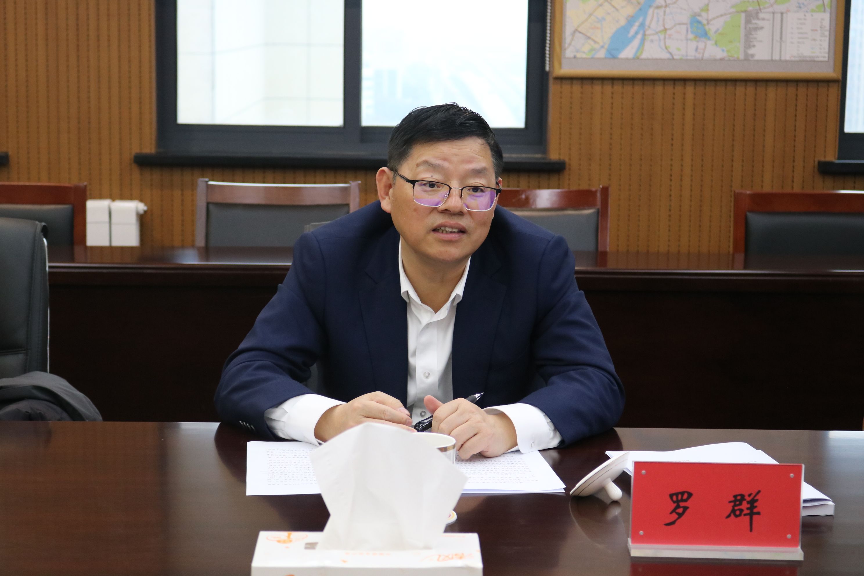 罗常委调研腾博会专业服务诚信为本集团事情